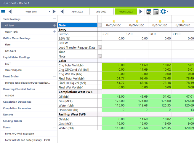 Field Data Capture