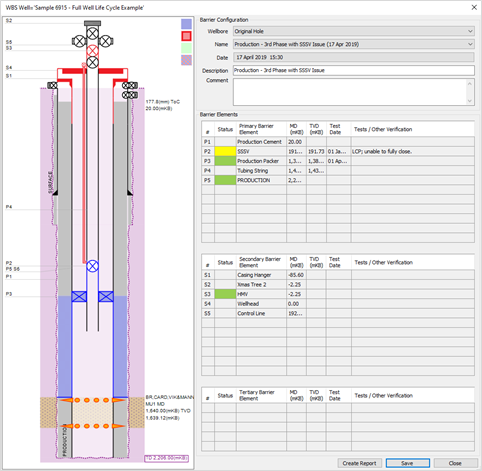 Wellview Barrier Schematic Wellview Barrier Schematic